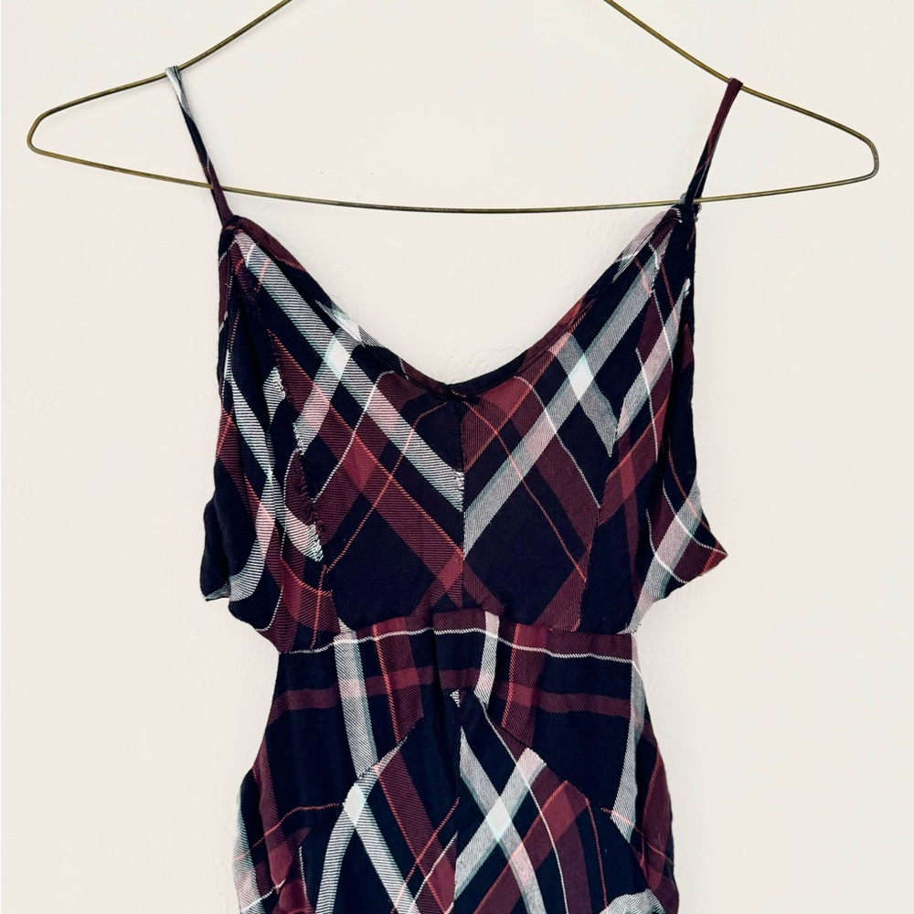 Buffalo Plaid Maxi Dress